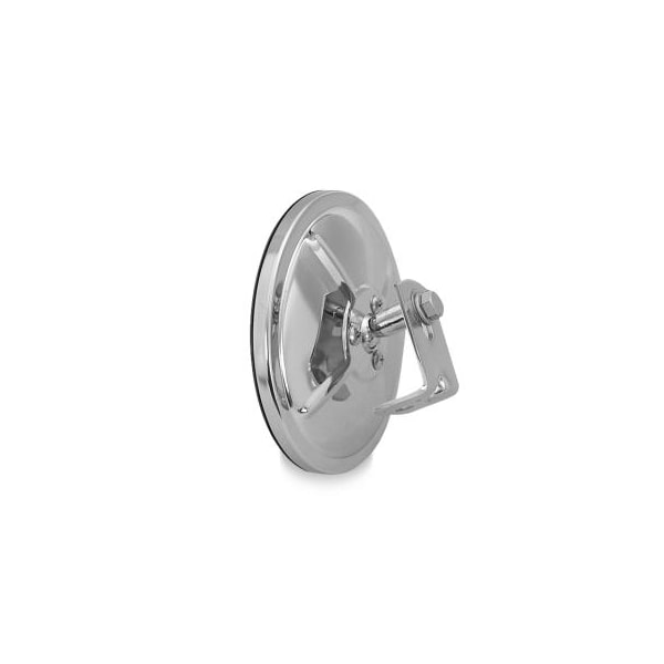 5" Convex Head Chrome Center Mount